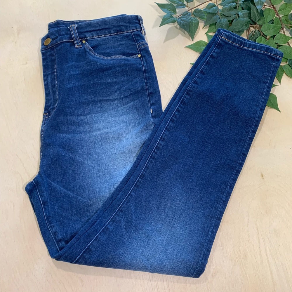 BlankNYC 31 High Rise Skinny Jeans in Bae Wash